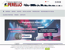 Tablet Screenshot of pneumaticsperello.com